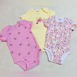 Pekkle 12M Organic Cotton Baby Girl Set NWOT